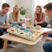 Load image into Gallery viewer, Wooden Pinball Machine Scoring Rotating Track Tabletop Game with 3 Balls
