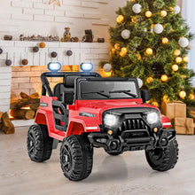 Load image into Gallery viewer, Kids Ride on Car, 12V Battery Powered Toy Car with Remote Control, Lights, Music
