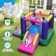 Load image into Gallery viewer, Kids Bouncy Castle, Inflatable Bounce House with Slide, Ball Pit
