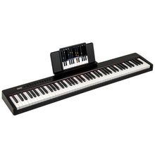 Load image into Gallery viewer, 88 Keys Velocity-Sensitive Piano Keyboard with Music Stand and Carry Bag
