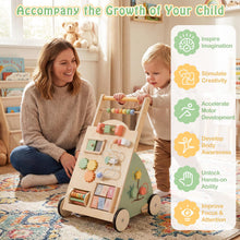 Load image into Gallery viewer, 10 in 1 Toddler Push Along Toy with Activity Center
