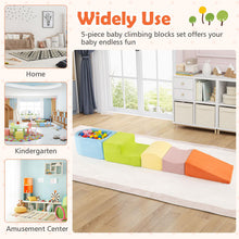 Load image into Gallery viewer, 5-Piece Climb and Crawl Playset with Ball Pit for Kids (Ocean Balls Not Included)
