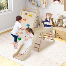 Load image into Gallery viewer, 3-In-1 Jungle Gym with Extended Slide and Rock Climbing
