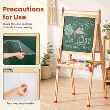 Load image into Gallery viewer, 3-in-1 Kids Art Easel, Double-Sided Folding Wooden Easel
