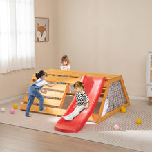 Load image into Gallery viewer, 5 in 1 Kids Climbing Set, Toddler Climbing Frame with Slide
