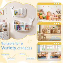 Load image into Gallery viewer, Space Saving Children Wooden Wall Shelves Organizer Display Storage Rack
