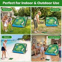 Load image into Gallery viewer, Indoor Outdoor Golf Game Gift, 71 x 71 Inch Chipping Mat

