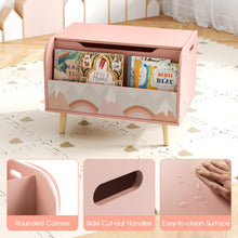 Load image into Gallery viewer, Wooden Toy Box, Kids Storage Chest with Flip-top Lid
