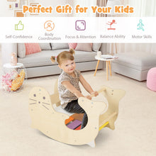 Load image into Gallery viewer, 3 in 1 Kids Wooden Arch Climbing Frame with Sea Lion Pattern
