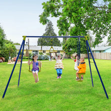 Load image into Gallery viewer, Metal Swing A-Frame with Swings
