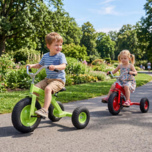 Load image into Gallery viewer, Kids Tricycle, Carbon Steel Toddler Trike with Inflatable Rubber Tires, Adjustable Handlebar &amp; Seat
