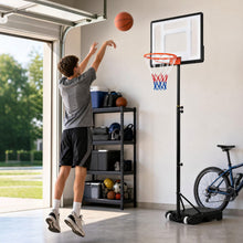 Load image into Gallery viewer, 10FT Portable Basketball Hoop and Stand with Wheels
