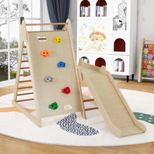 Load image into Gallery viewer, 3-In-1 Jungle Gym with Extended Slide and Rock Climbing
