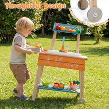 Load image into Gallery viewer, Mud Kitchen, Outdoor Kids Play Kitchen with Removable Sink
