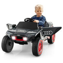 Load image into Gallery viewer, Kids Ride on Car, 12V Battery Powered Licensed Audi Toy Car with Remote Control, Music, Horn, FM, USB
