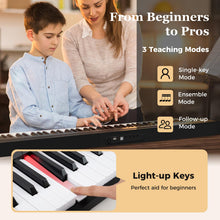 Load image into Gallery viewer, 88 Key Foldable Piano Keyboard with MIDI Wireless Connection and Microphone
