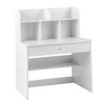 Load image into Gallery viewer, Kids Wooden Study Desk with Drawer and Storage Shelf

