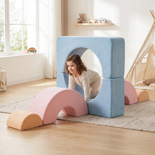 Load image into Gallery viewer, 6-Piece Soft Play Climbing Blocks, Baby Climb and Crawl Foam Play Set, Indoor Toddlers Foam
