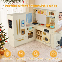 Load image into Gallery viewer, Corner Kitchen Playset with Large Fridge for Toddlers 3+ Years Old
