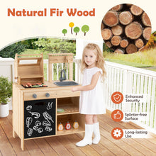 Load image into Gallery viewer, Kids Barbecue Playset, Wooden Children Kitchen with Sink
