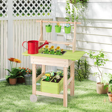 Load image into Gallery viewer, Mud Kitchen, Outdoor Kids Play Kitchen with Removable Pots
