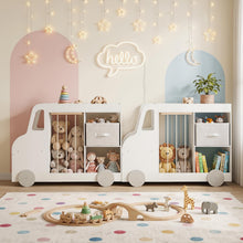 Load image into Gallery viewer, Toy Storage Organizer, Kids Bookshelf with Stuffed Animal Storage
