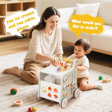 Load image into Gallery viewer, Multifunctional Ice Cream Cart Toy with Sweet Accessories and Smooth Wheels
