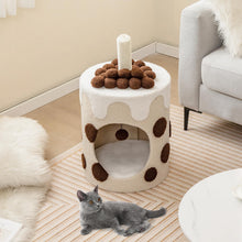 Load image into Gallery viewer, 67cm Cat Tree, Boba Cute Cats Condo with Scratching Post, Dangling Ball and Soft Cushion
