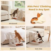 Load image into Gallery viewer, 3-Tier Pet Stair Cat Steps Dog Climber Ladder
