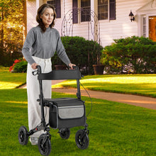 Load image into Gallery viewer, Walker for Seniors with Seat Folding Rollator Walker with Pneumatic Tires

