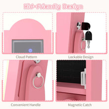 Load image into Gallery viewer, Kids Jewelry Cabinet Children Jewelry Organizer with Lights
