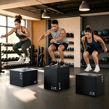 Load image into Gallery viewer, Heavy Duty Foam Jumping Box with 3 Heights and Easy-to-Clean PU Cover

