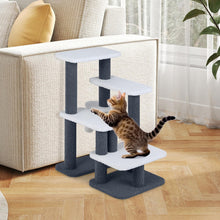 Load image into Gallery viewer, Cat Stairs, 2-in-1 Cat Tree Tower Pet Steps with Sisal Scratching Posts
