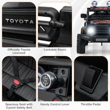Load image into Gallery viewer, 12V Licensed Toyota FJ Off Road Truck with Remote Control
