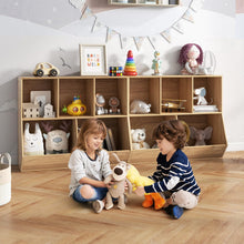 Load image into Gallery viewer, Toy Storage Organizer, 5 Cubby Kids Storage Shelf Unit with Anti-Tipping Kits
