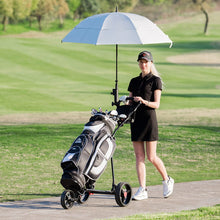 Load image into Gallery viewer, Golf Trolley, Folding 3 Wheel Golf Push Cart with Foot Brake
