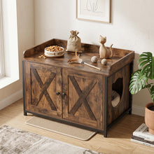 Load image into Gallery viewer, Cat Litter Box Enclosure, Kitty Hidden Washroom Toilet
