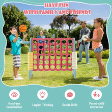 Load image into Gallery viewer, Giant Connect 4 Game, Jumbo Four in a Row with 42 Rings
