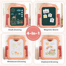 Load image into Gallery viewer, 4 in 1 Kids Art Easel Children Double Side Easel
