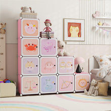 Load image into Gallery viewer, Cartoon Clothes Closet with Hanging Section
