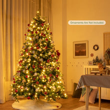 Load image into Gallery viewer, 7ft Hinged Life-Like Christmas Tree with 450 LED Lights Pre-Lit Artificial Xmas Tree
