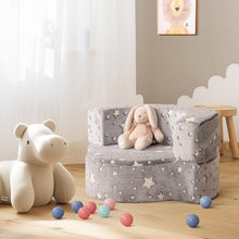 Load image into Gallery viewer, 2 in 1 Kids Sofa Chair, Glow in the Dark Children Couch
