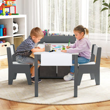 Load image into Gallery viewer, Wooden Children Art Desk with Paper Roll
