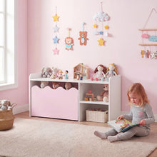Load image into Gallery viewer, Kids Bookcase, Toy Organizer with Movable Drawer
