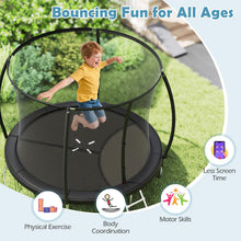 Load image into Gallery viewer, 10ft Trampoline, Outdoor Rebounder Trampoline with Safety Enclosure Net and Ladder
