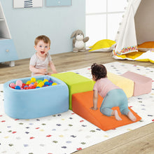 Load image into Gallery viewer, 5-Piece Climb and Crawl Playset with Ball Pit for Kids (Ocean Balls Not Included)
