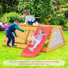 Load image into Gallery viewer, 5 in 1 Kids Climbing Set, Toddler Climbing Frame with Slide
