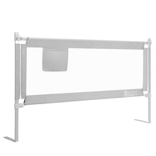 Load image into Gallery viewer, Height Adjustable Toddler Protection Guard with Storage Pocket and Double Safety Lock
