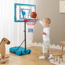 Load image into Gallery viewer, 3.8-4.4FT Poolside Basketball Goal System with Wheels and Fillable Base
