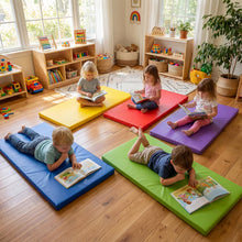 Load image into Gallery viewer, 5 Pcs Kids Rest Mat, Portable Toddler Sleeping Pads with PU Covers
